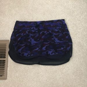 EUC💜Purple Camo Lululemon Skirt